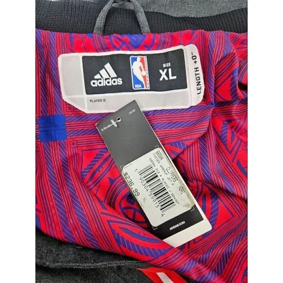 New Adidas LA Clippers Faster Warmup Jacket Mens XL Snap Up Basketball